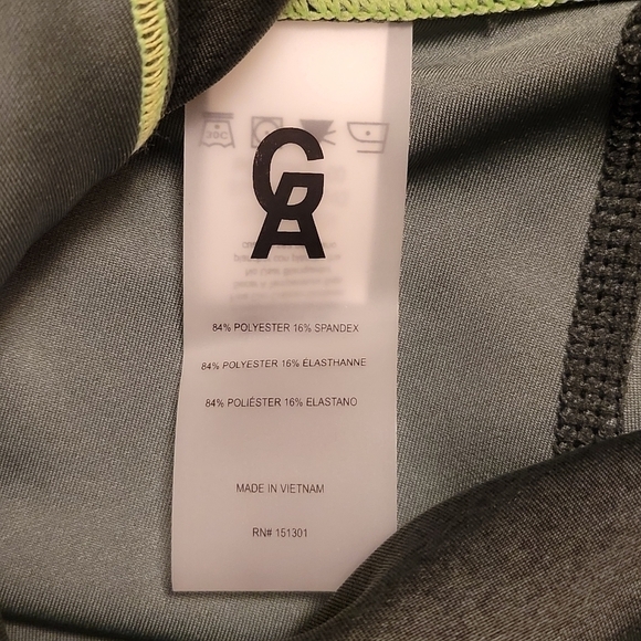 Good American Green Dual Life Colorblock Leggings - Picture 9 of 11